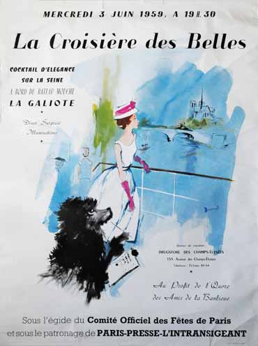 la croisiere des belles - Affiche 1959