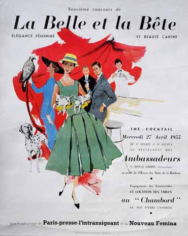 la belle et la bête - Affiche 1955
